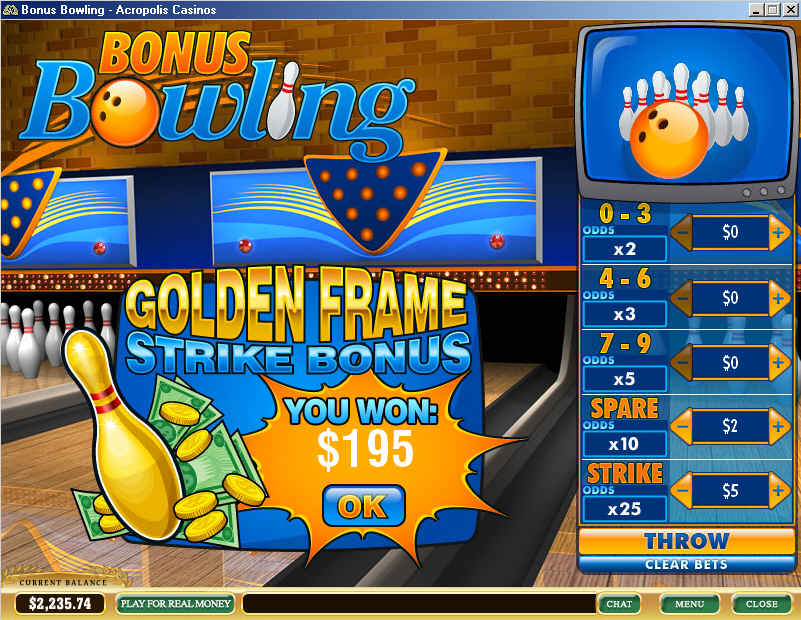 Бонусный боулинг