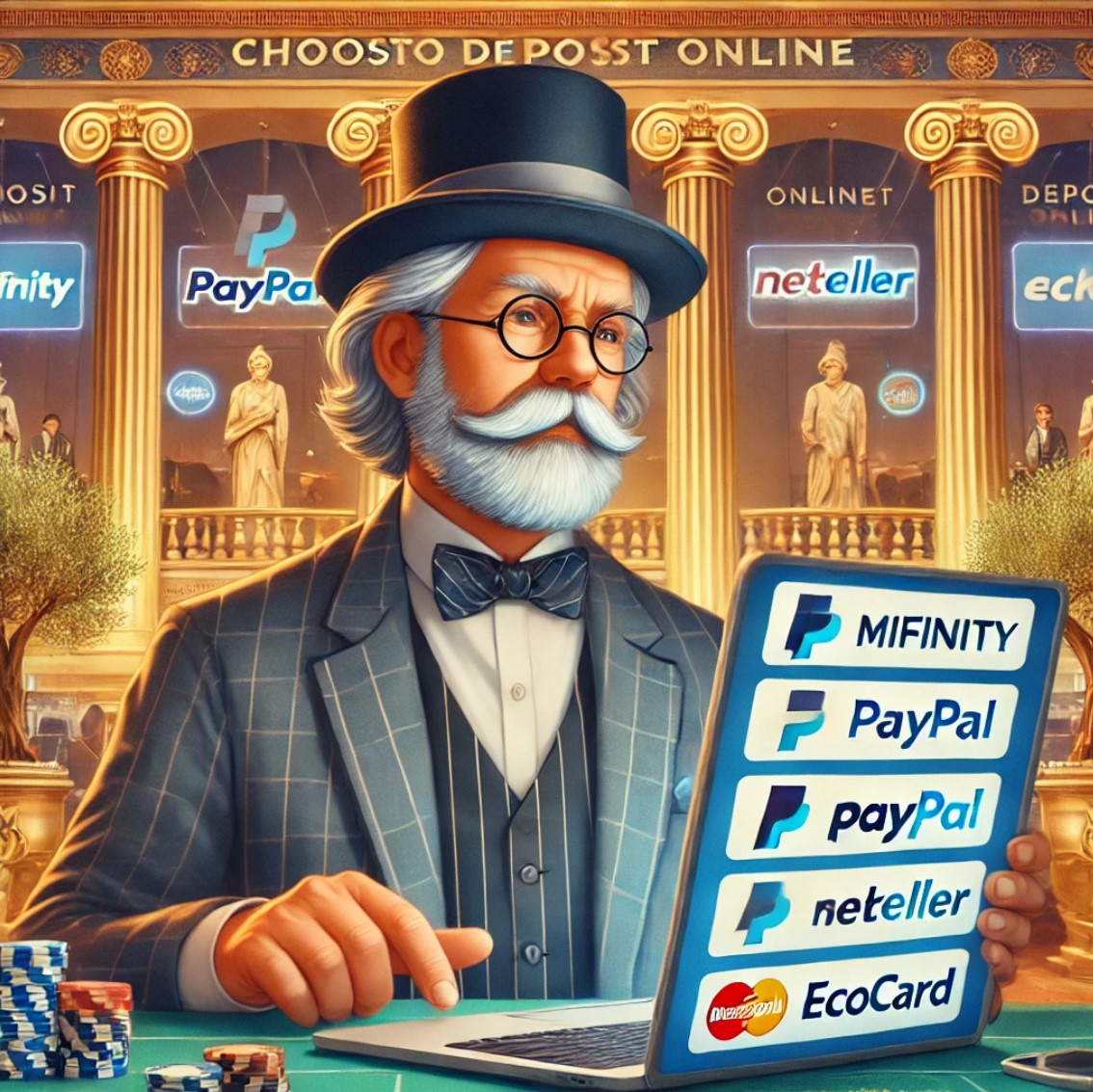 Банковская информация для греческих игроков