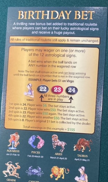 правила ставок на день рождения