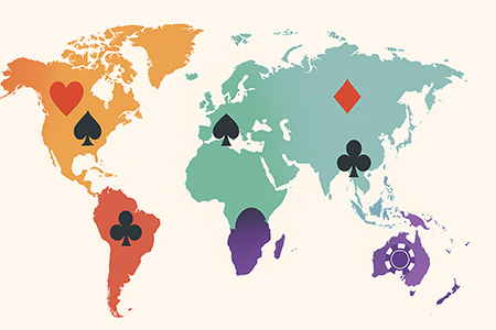 Раздел абзаца - Чем отличается рынок онлайн-казино в разных странах?