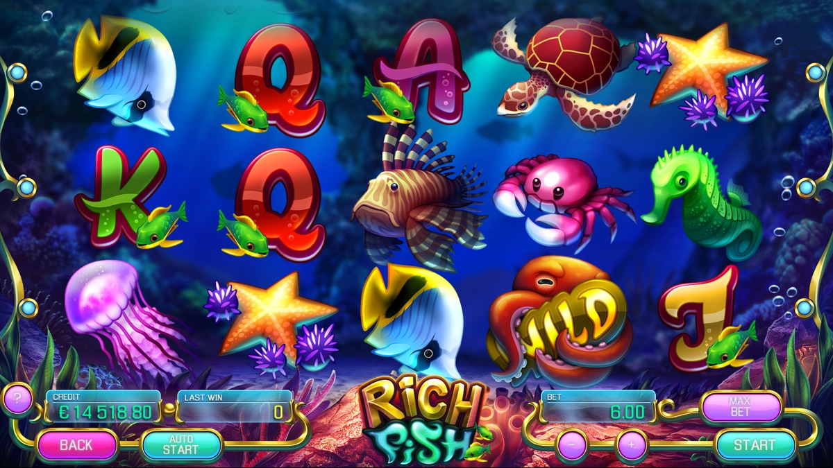 Слот Rich Fish от Apollo Games