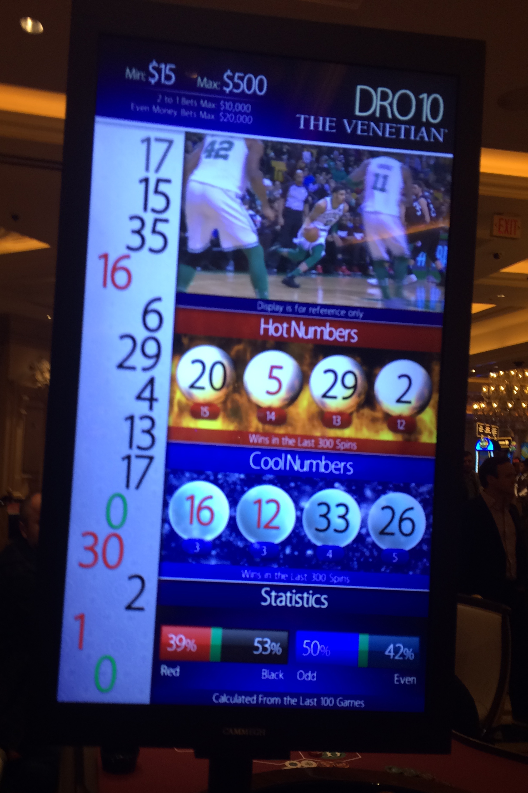 Roulette-hot-numbers