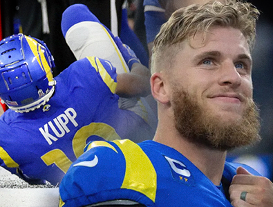 Ooper kupp suffers high ankle sprain