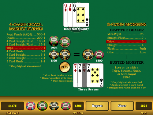 Пример ярости из 3 карт