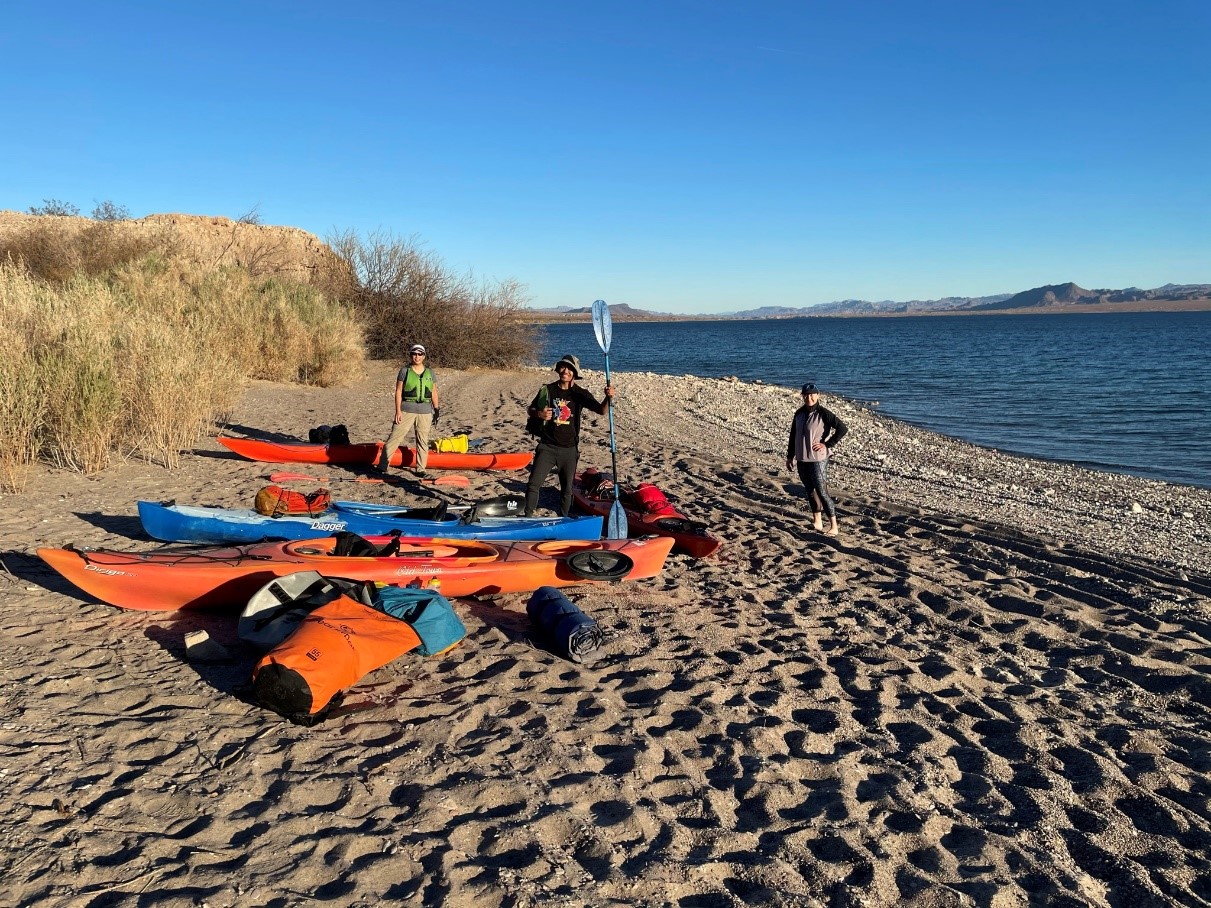 Наша стоянка на вторую ночь