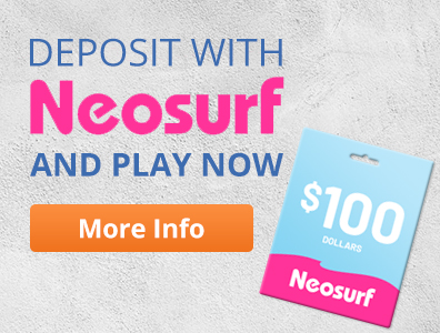 пополнение счета с помощью Neosurf