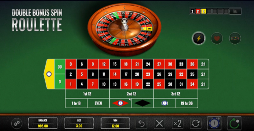 двойной двойной спин рулетка 1