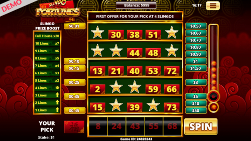 Slingo Fortunes