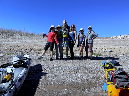 рядом с пристанью для яхт в Лас-Вегасе