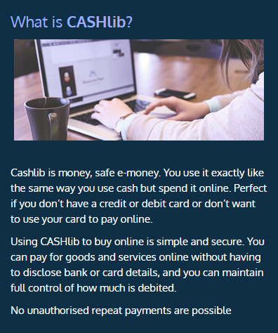 О CASHlib
