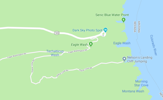 Карта мест для прыжков в Клофф, Нельсонс-Лэндинг